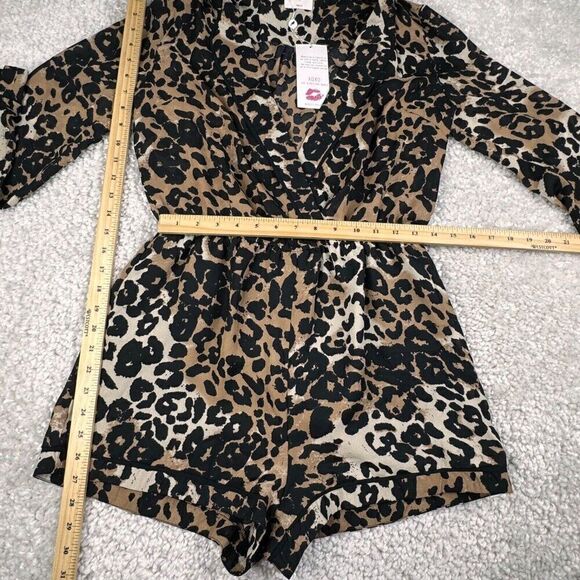 Buddy Love Lara Romper Cheetah Animal Print NEW - Picture 7 of 8